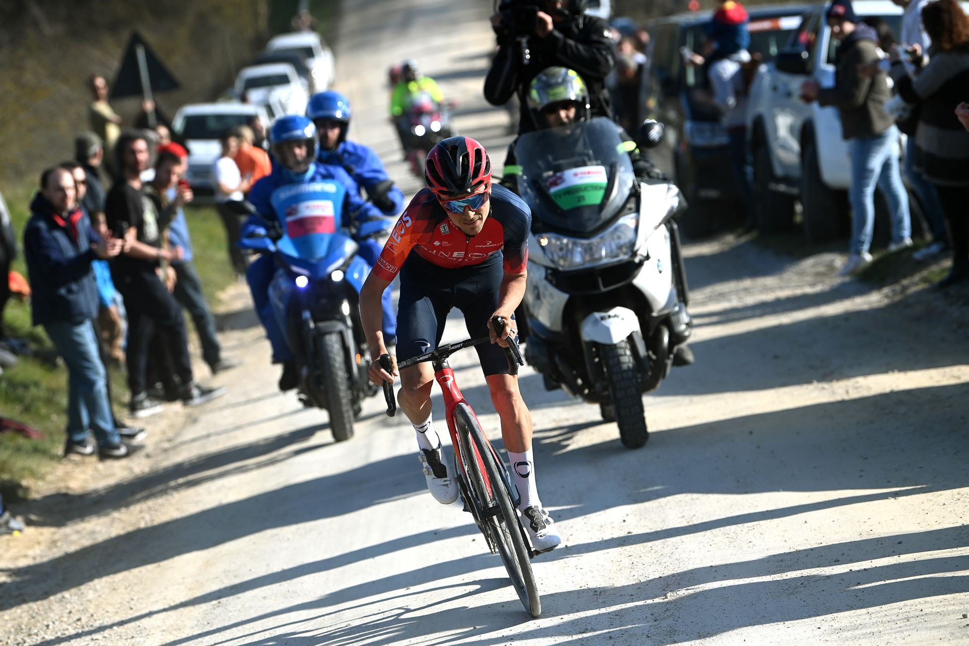 'That was not the plan' - Inside Tom Pidcock's stunning solo victory at Strade Bianche