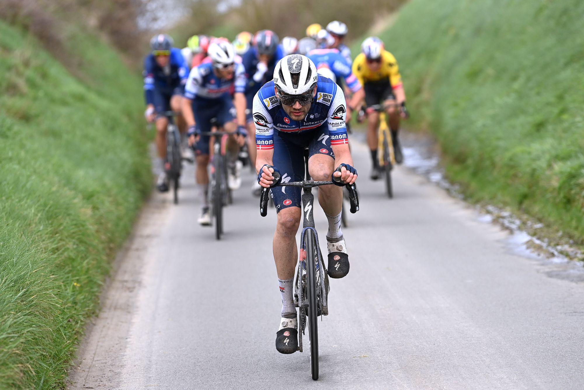 'All the pressure was on him': Philippe Gilbert impressed by Kasper Asgreen&rsquo;s form ahead of Paris-Roubaix