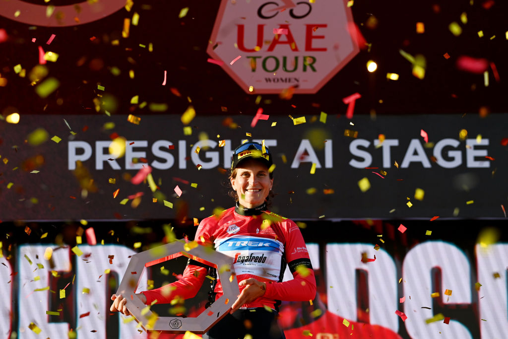 Elisa Longo Borghini at the UAE Tour