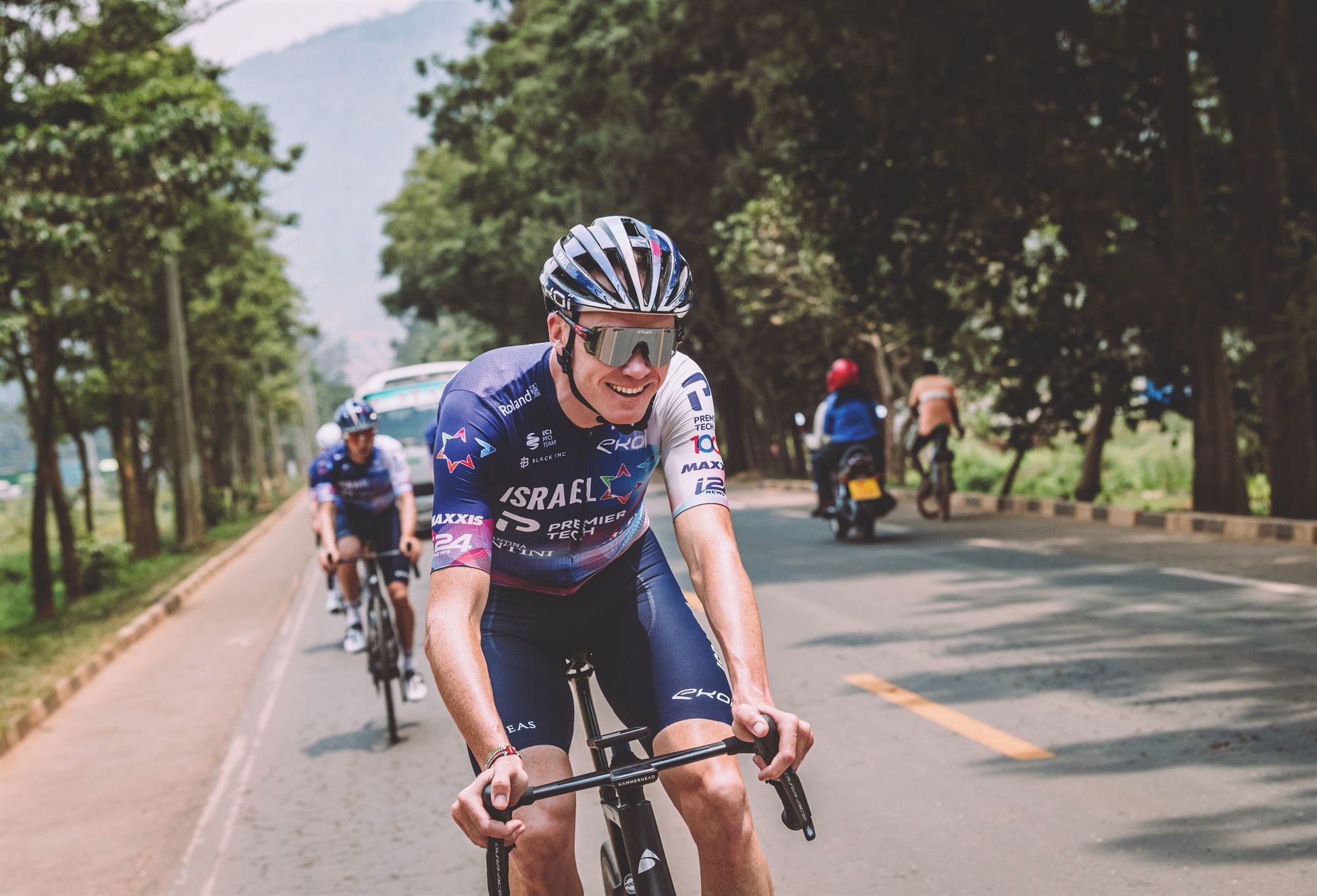 Chris Froome at the Tour du Rwanda