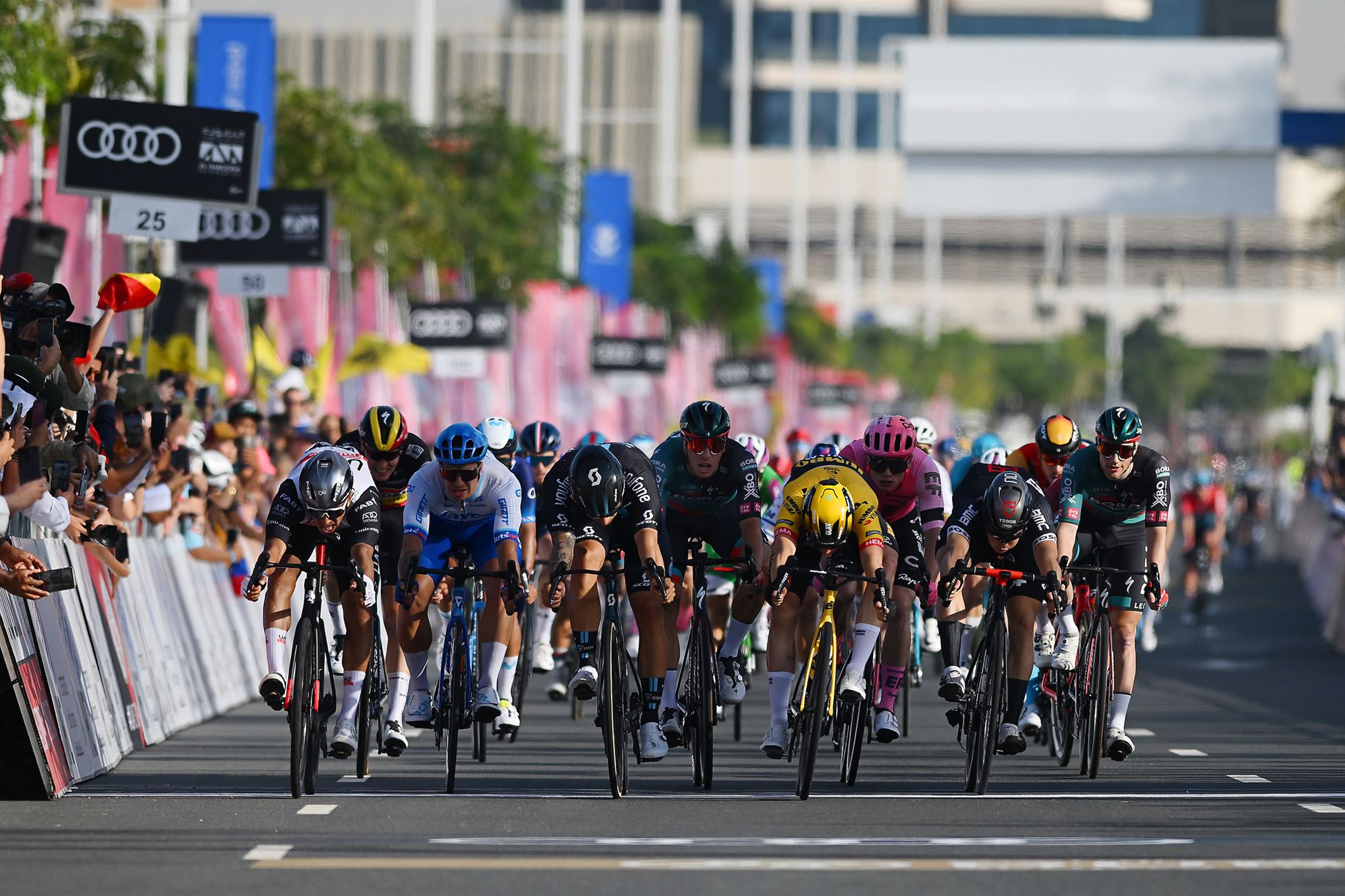 Molano sprints to stage four victory at UAE Tour to save UAE Team Emirates' race