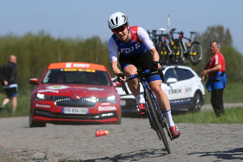 Grace Brown at Paris-Roubaix 2022