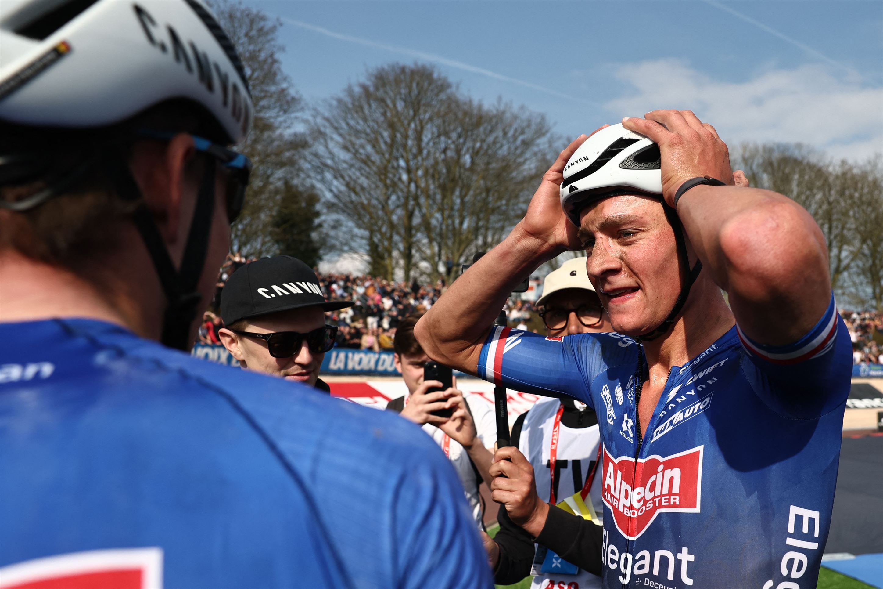 'We raced like juniors from start to finish. It was crazy' - Mathieu van der Poel on his Paris-Roubaix victory