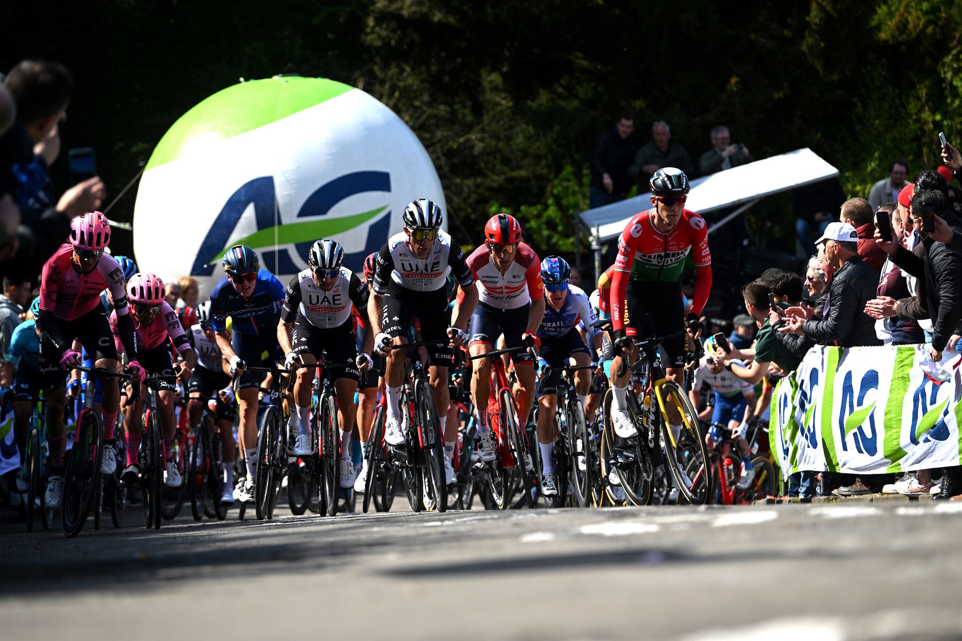 Tadej Pogačar at La Flèche Wallonne