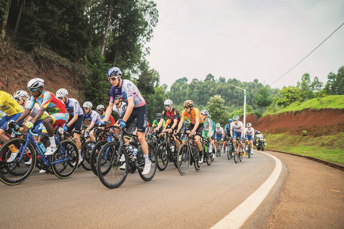 Chris Froome at the Tour du Rwanda