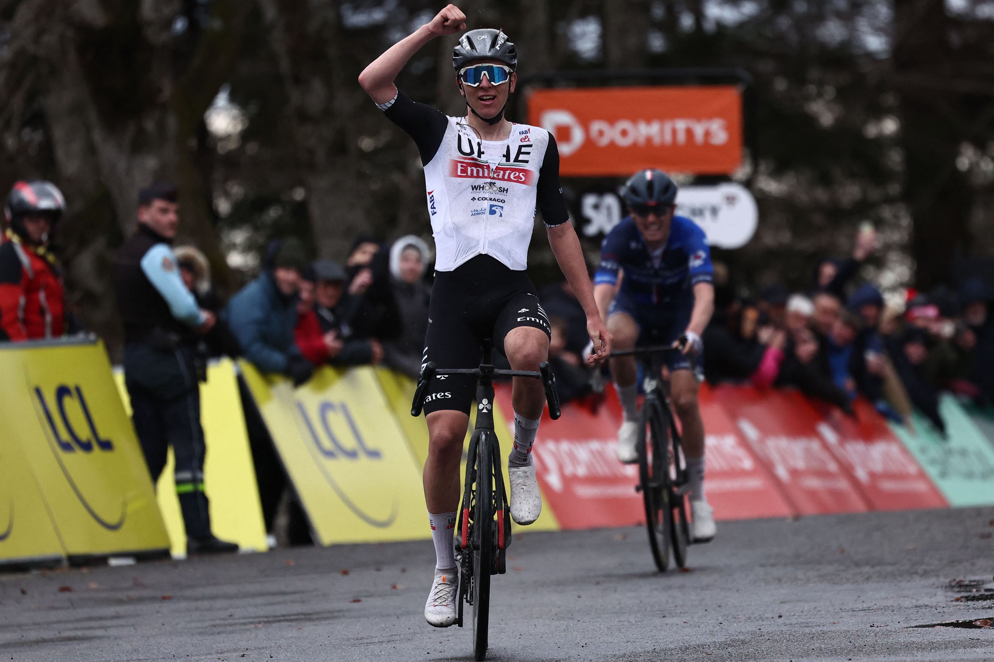 Tadej Poga&#269;ar takes Paris-Nice lead with dominant mountaintop victory on stage four