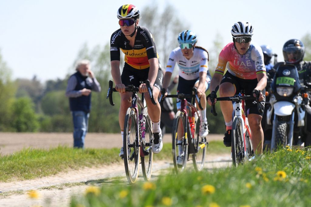 Lotte Kopecky at Paris-Roubaix Femmes 2022