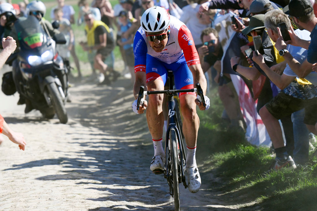 Stefan Küng at Paris-Roubaix 2022