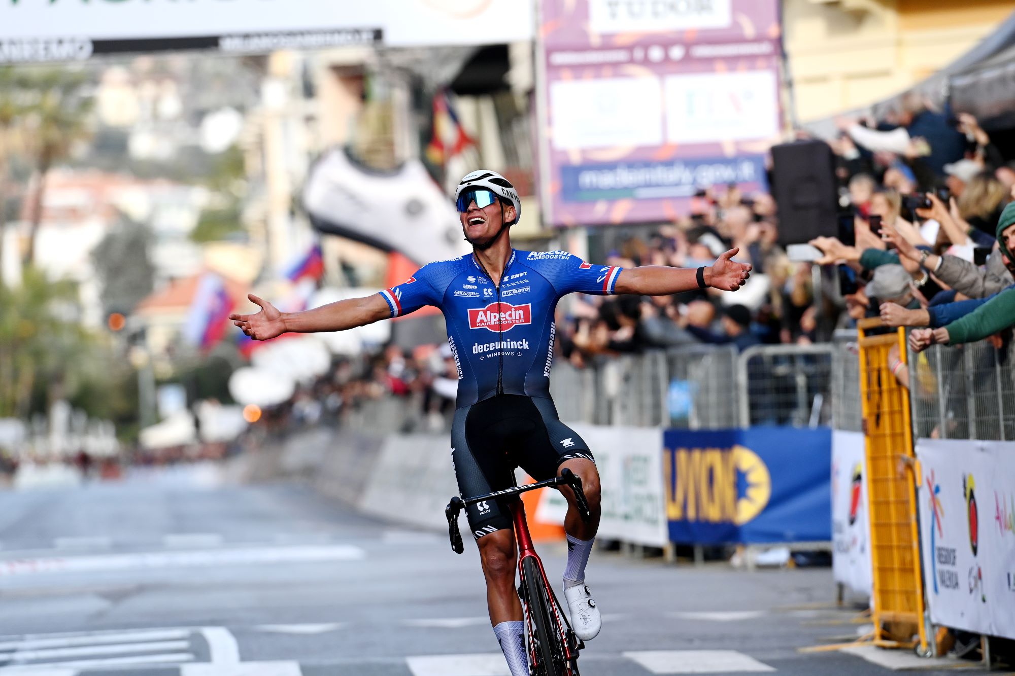 Mathieu van der Poel wins Milan-San Remo